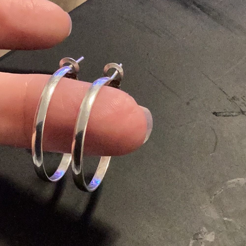Sterling Silver Hoops